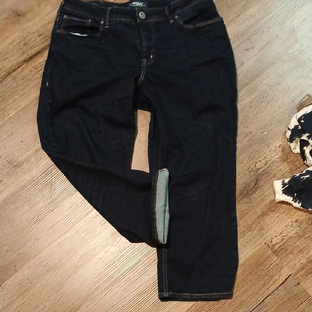 SILVER Avery Capri Denim Jeans Womens Sz. 14